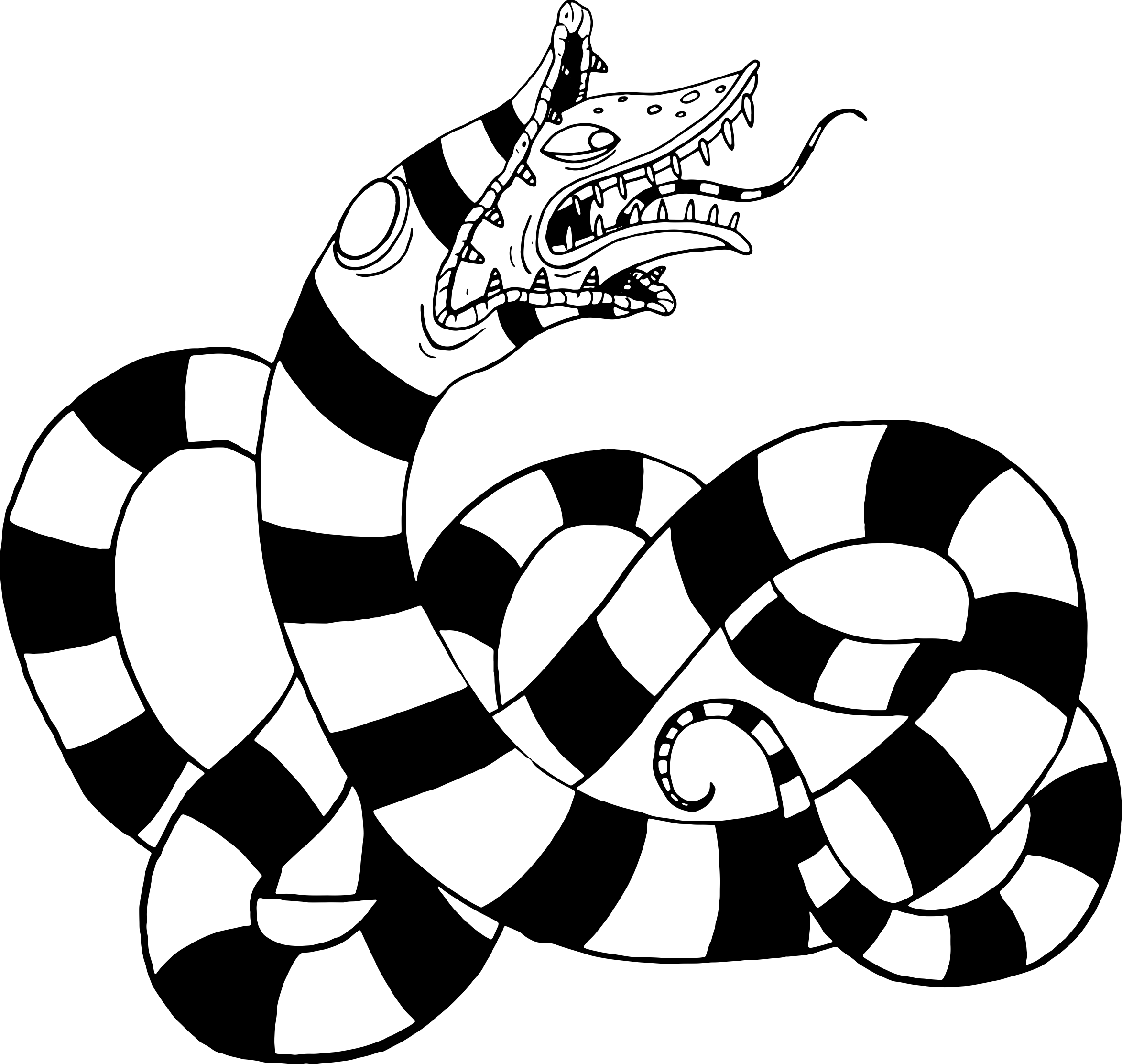 Beetlejuice 10 Outline Svg Vector Free Vectors